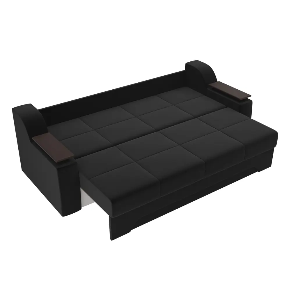 Фото 5 Диван Лига Диванов Сенатор 28341 225x85x101 см вельвет цвет черный Фото 5 Диван Лига Диванов Сенатор 28341 225x85x101 см вельвет цвет черный