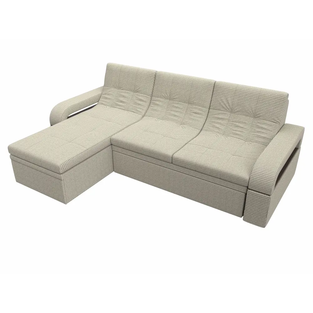 Фото 6 Диван Лига Диванов Лига-035 121501L 250x100x165 см рогожка цвет бежевый