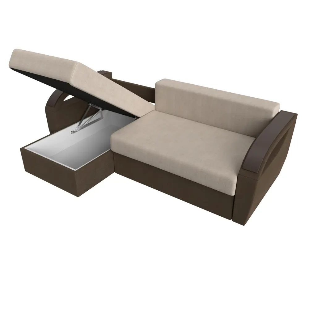 Фото 7 Диван Лига Диванов Форсайт 111602L 226x92x151 см рогожка цвет бежевый