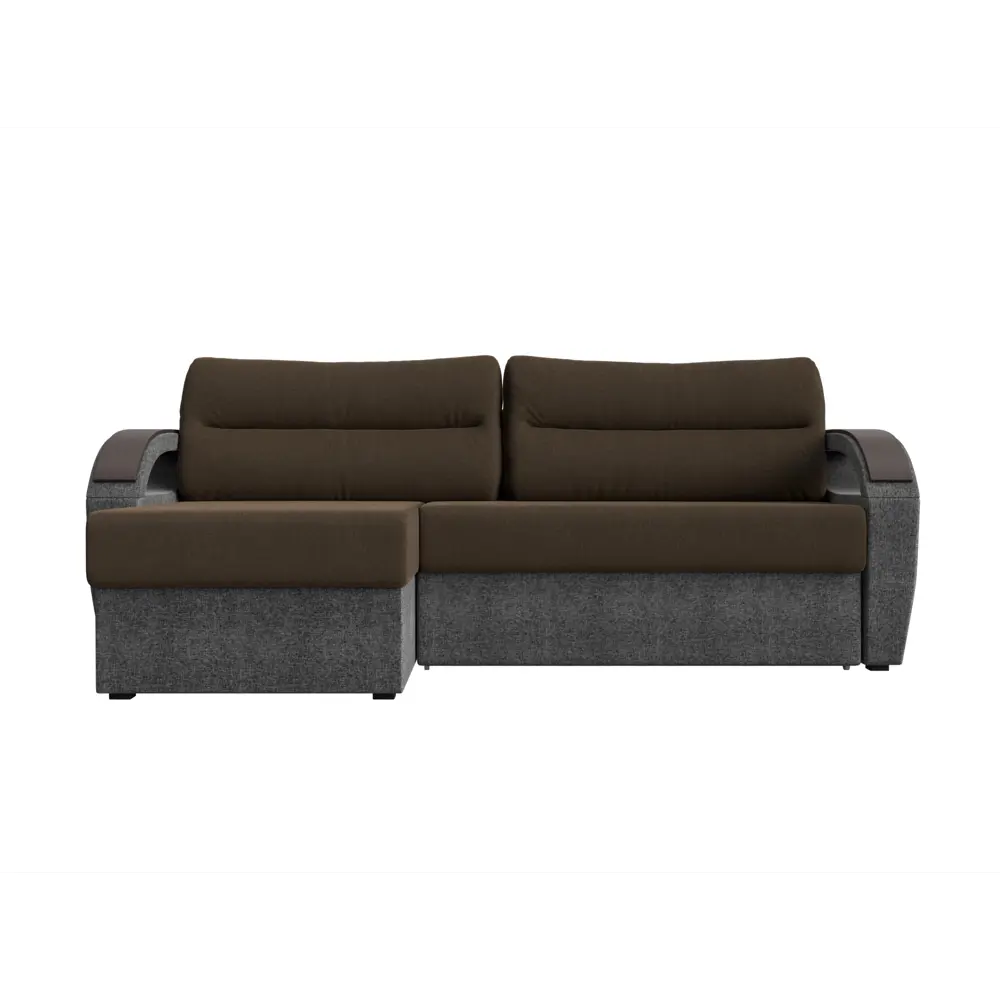 Фото 2 Диван Лига Диванов Форсайт 111605L 226x92x151 см рогожка цвет коричневый Фото 2 Диван Лига Диванов Форсайт 111605L 226x92x151 см рогожка цвет коричневый