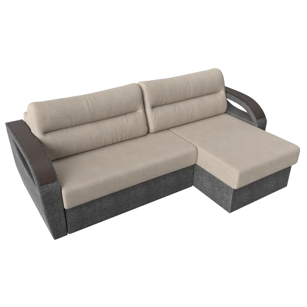 Фото 5 Диван Лига Диванов Форсайт 111603 226x92x151 см рогожка цвет бежевый