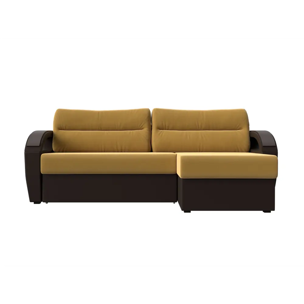 Фото 2 Диван Лига Диванов Форсайт 111757 226x92x151 см вельвет цвет желтый Фото 2 Диван Лига Диванов Форсайт 111757 226x92x151 см вельвет цвет желтый