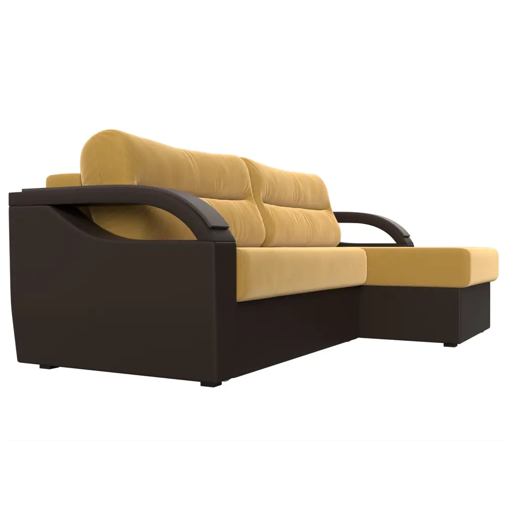 Фото 3 Диван Лига Диванов Форсайт 111757 226x92x151 см вельвет цвет желтый Фото 3 Диван Лига Диванов Форсайт 111757 226x92x151 см вельвет цвет желтый