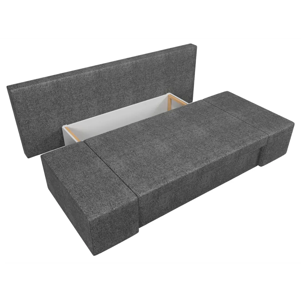 Фото 8 Диван Лига Диванов Сан Марко 114026 200x76x90 см рогожка цвет серый