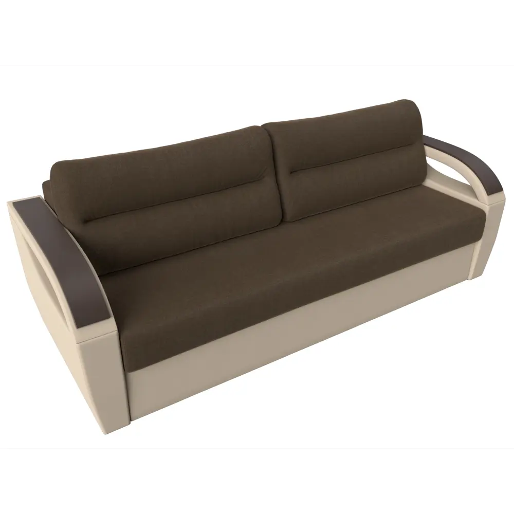 Фото 5 Диван Лига Диванов Форсайт 100758 226x92x96 см рогожка цвет коричневый