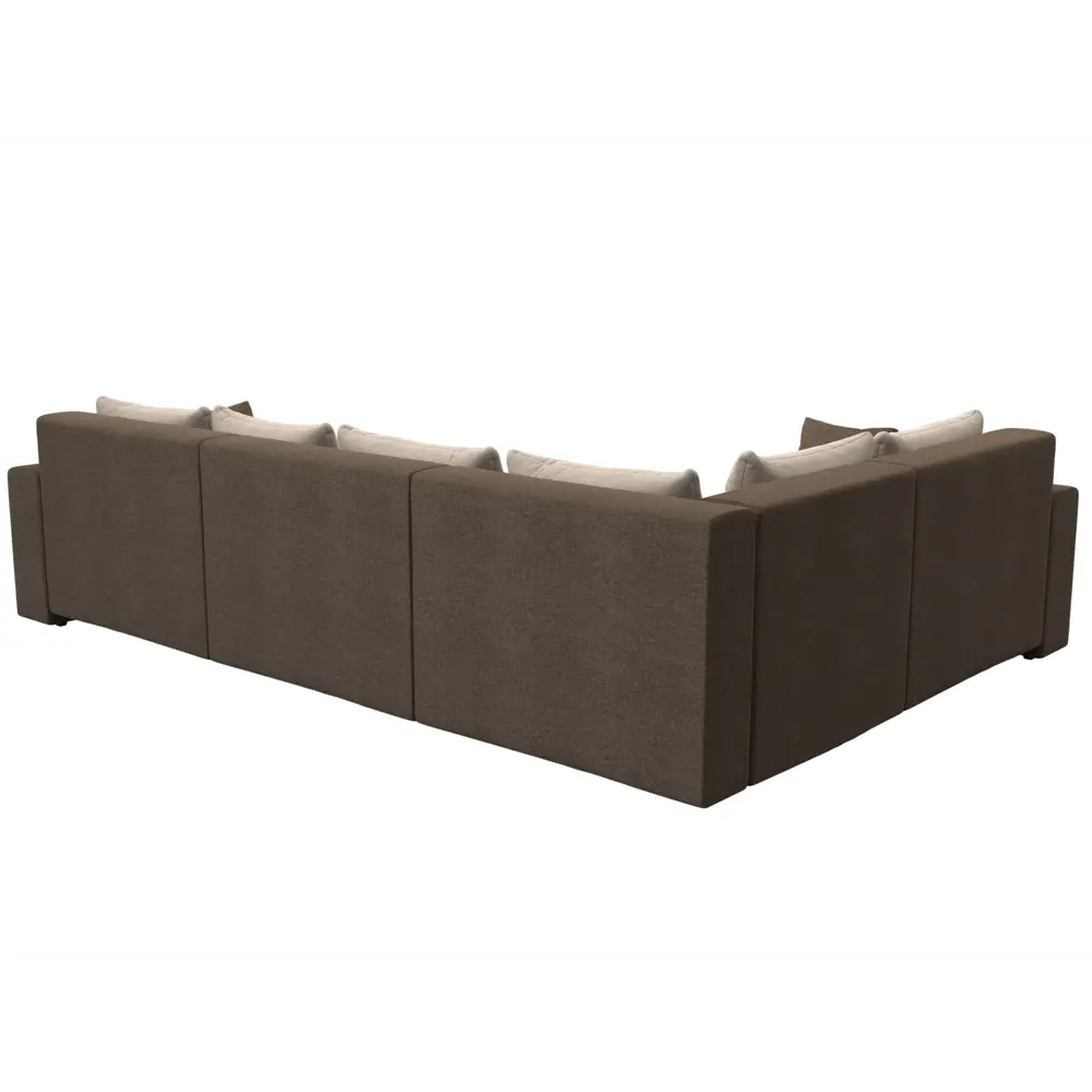 Фото 5 Диван Лига Диванов Майами 114850L 330x96x230 см рогожка цвет коричневый