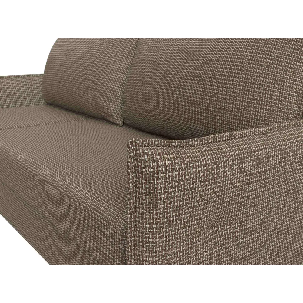 Фото 3 Диван Лига Диванов Лига-004 118449L 226x85x140 см рогожка цвет коричневый Фото 3 Диван Лига Диванов Лига-004 118449L 226x85x140 см рогожка цвет коричневый