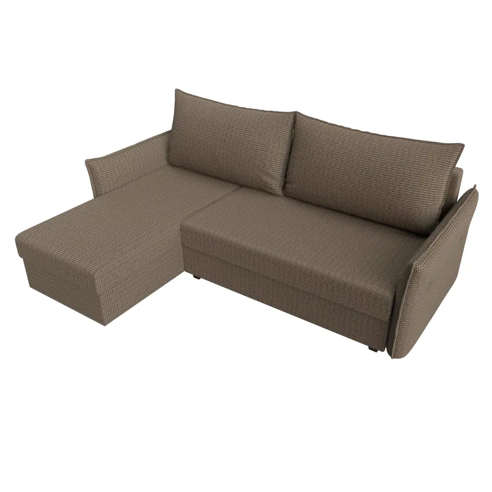 Фото 5 Диван Лига Диванов Лига-004 118449L 226x85x140 см рогожка цвет коричневый Фото 5 Диван Лига Диванов Лига-004 118449L 226x85x140 см рогожка цвет коричневый