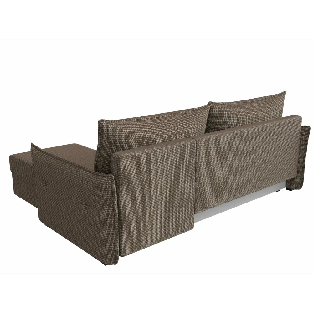 Фото 9 Диван Лига Диванов Лига-004 118449 226x85x140 см рогожка цвет коричневый Фото 9 Диван Лига Диванов Лига-004 118449 226x85x140 см рогожка цвет коричневый