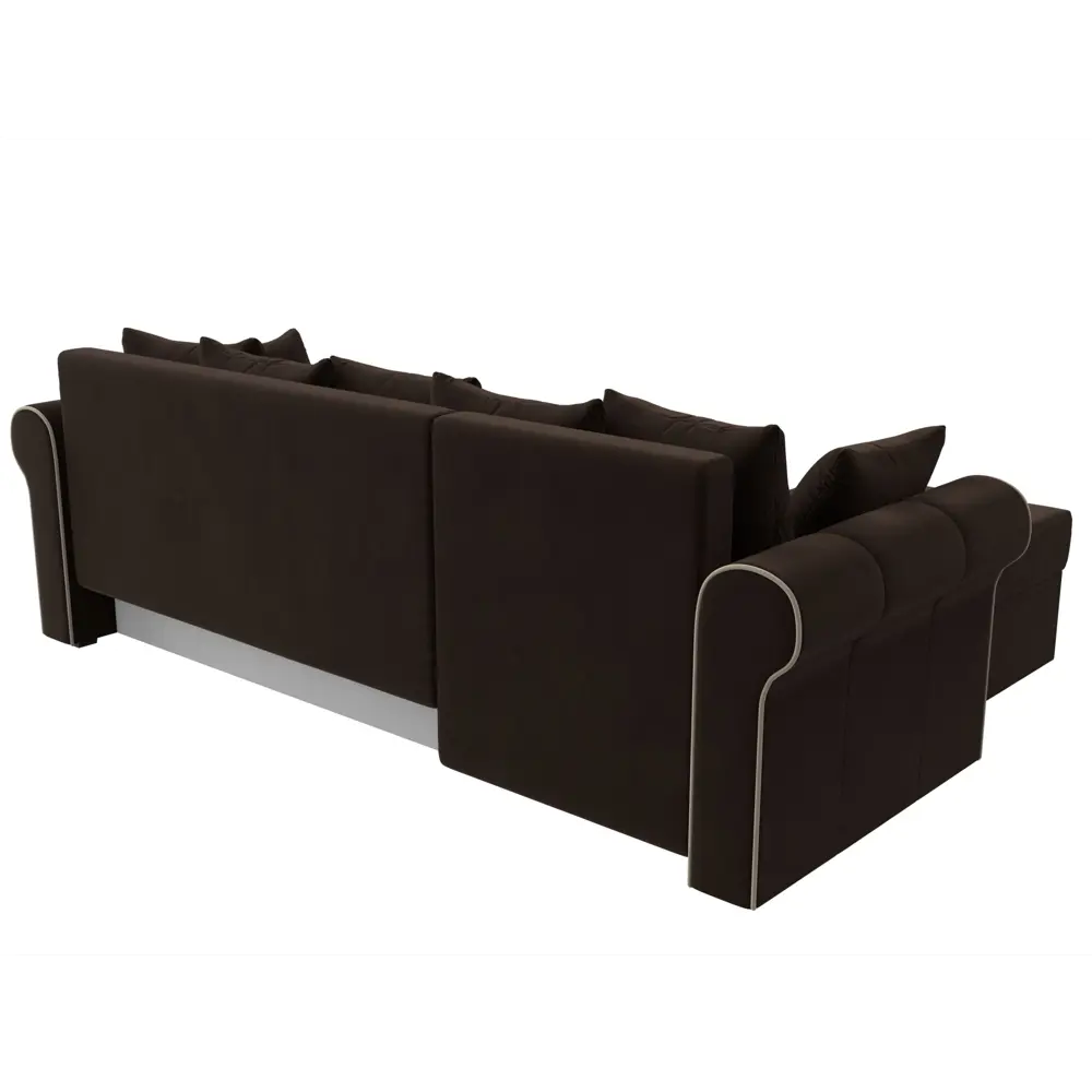 Фото 5 Диван Лига Диванов Рейн 112586L 233x78x141 см вельвет цвет коричневый Фото 5 Диван Лига Диванов Рейн 112586L 233x78x141 см вельвет цвет коричневый