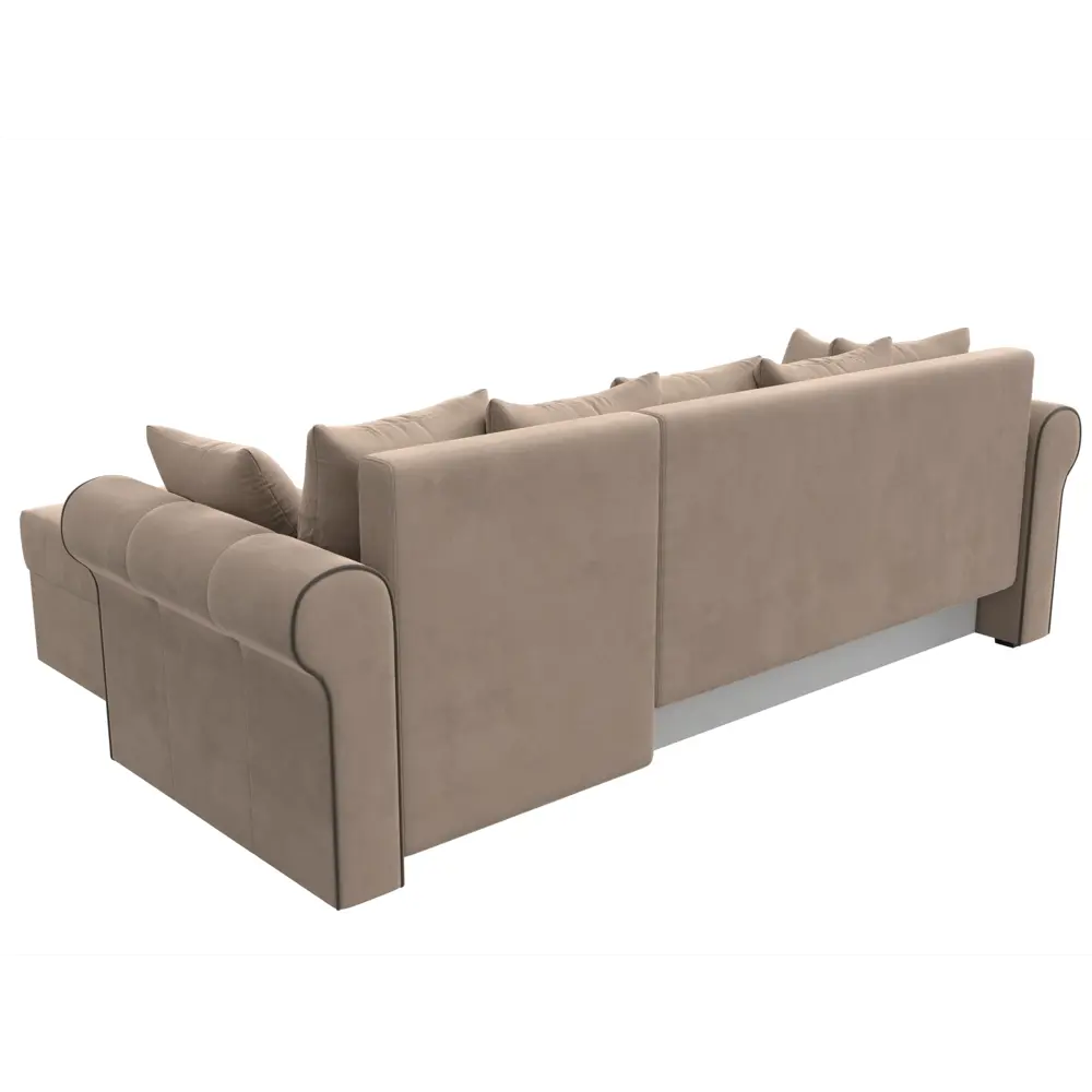 Фото 5 Диван Лига Диванов Рейн 112573 233x78x141 см велюр цвет бежевый