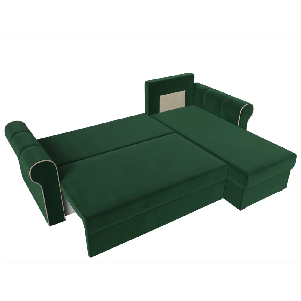 Фото 8 Диван Лига Диванов Рейн 112576 233x78x141 см велюр цвет зеленый Фото 8 Диван Лига Диванов Рейн 112576 233x78x141 см велюр цвет зеленый