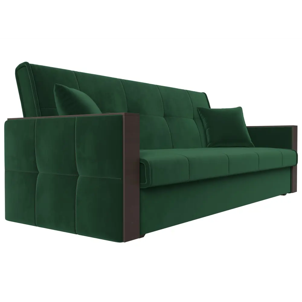 Фото 4 Диван Лига Диванов Валенсия 107330 210x87x80 см велюр цвет зеленый