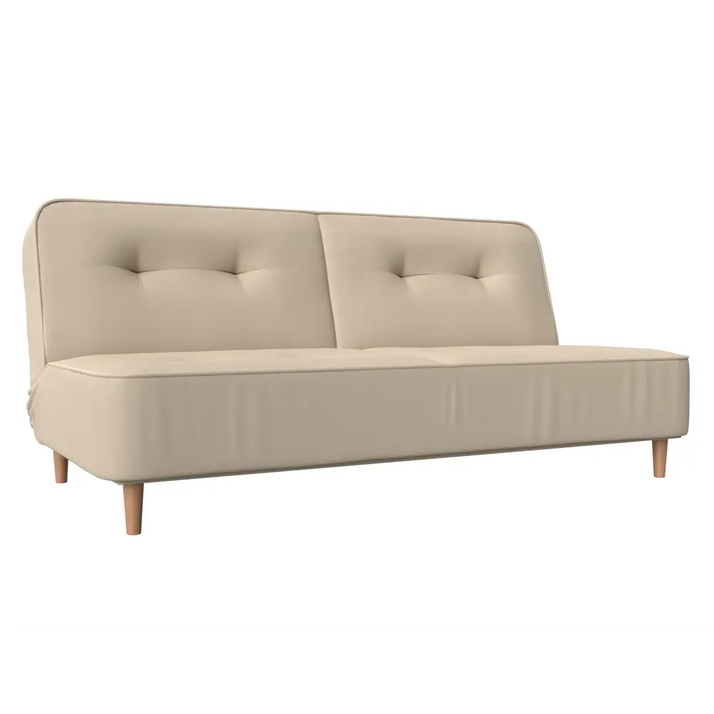 Фото Диван Лига Диванов Портленд 108754 193x90x85 см искусственная кожа цвет бежевый