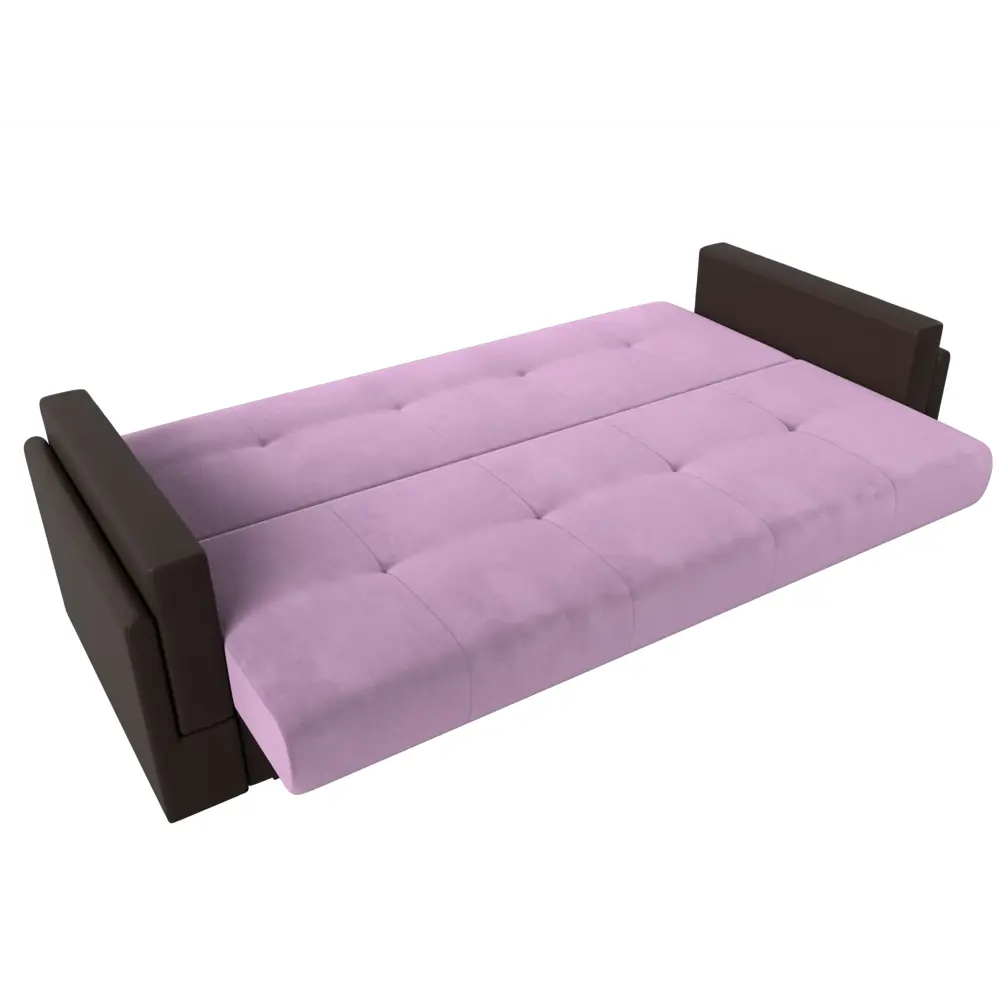 Фото 6 Диван Лига Диванов Лига-015 117938 216x90x83 см вельвет цвет коричневый/фиолетовый