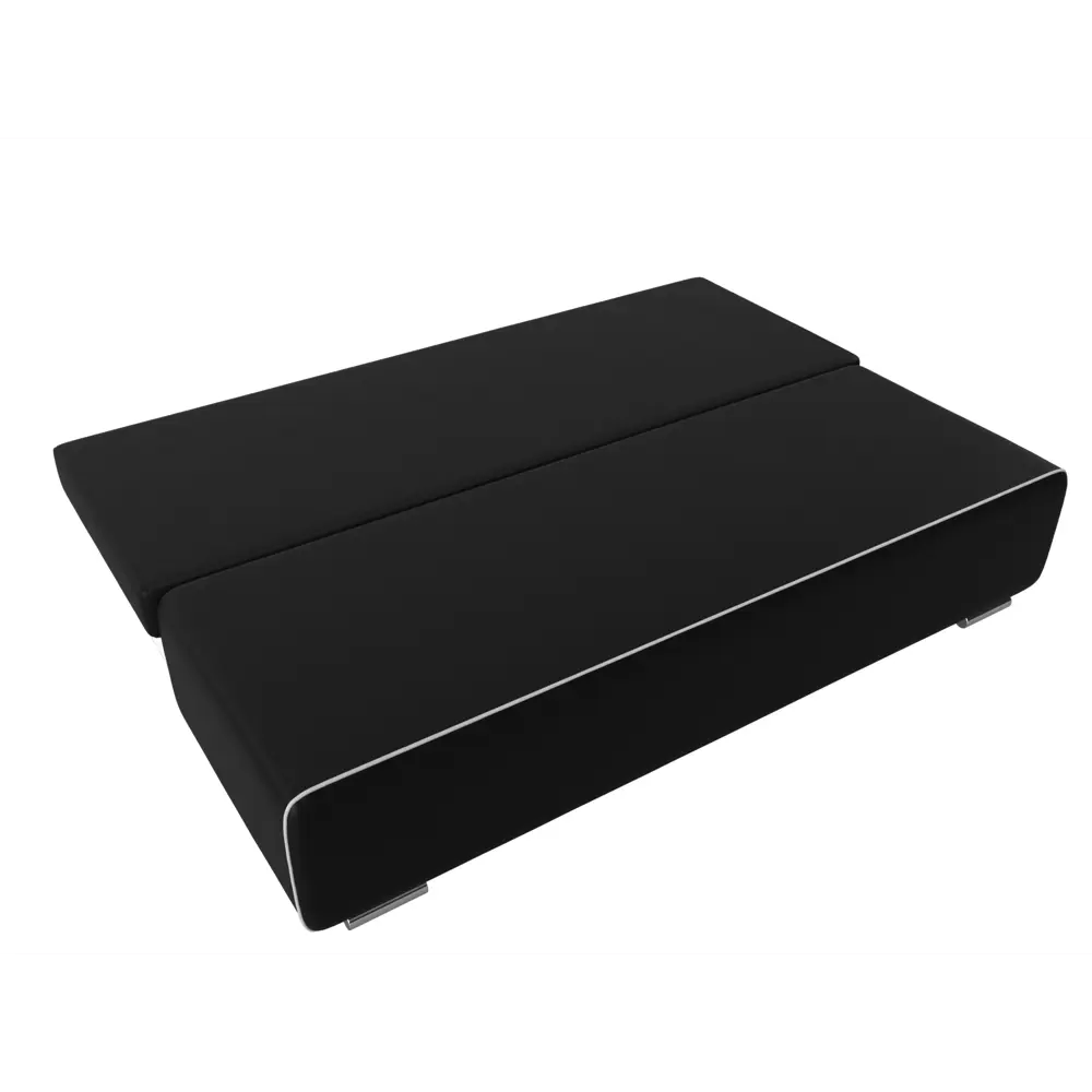 Фото 7 Диван Лига Диванов Уно 113265 205x85x91 см искусственная кожа цвет черный