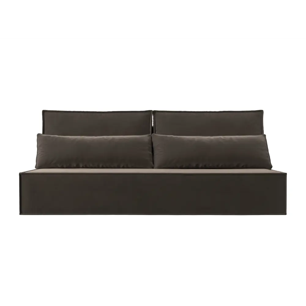 Фото 6 Диван Лига Диванов Фабио 114418 201x90x89 см велюр цвет коричневый