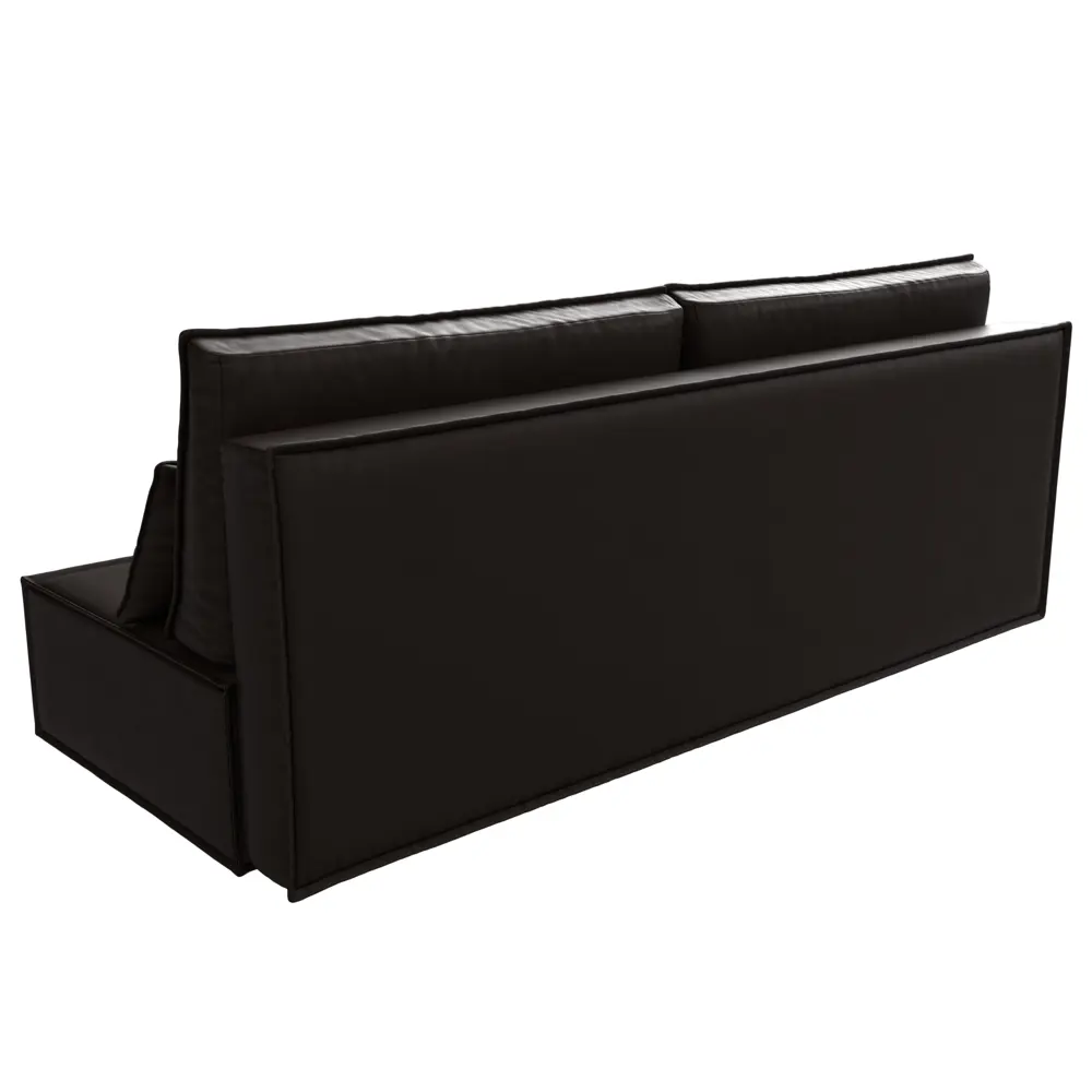 Фото 3 Диван Лига Диванов Фабио Лайт 114475 202x102x92 см искусственная кожа цвет коричневый