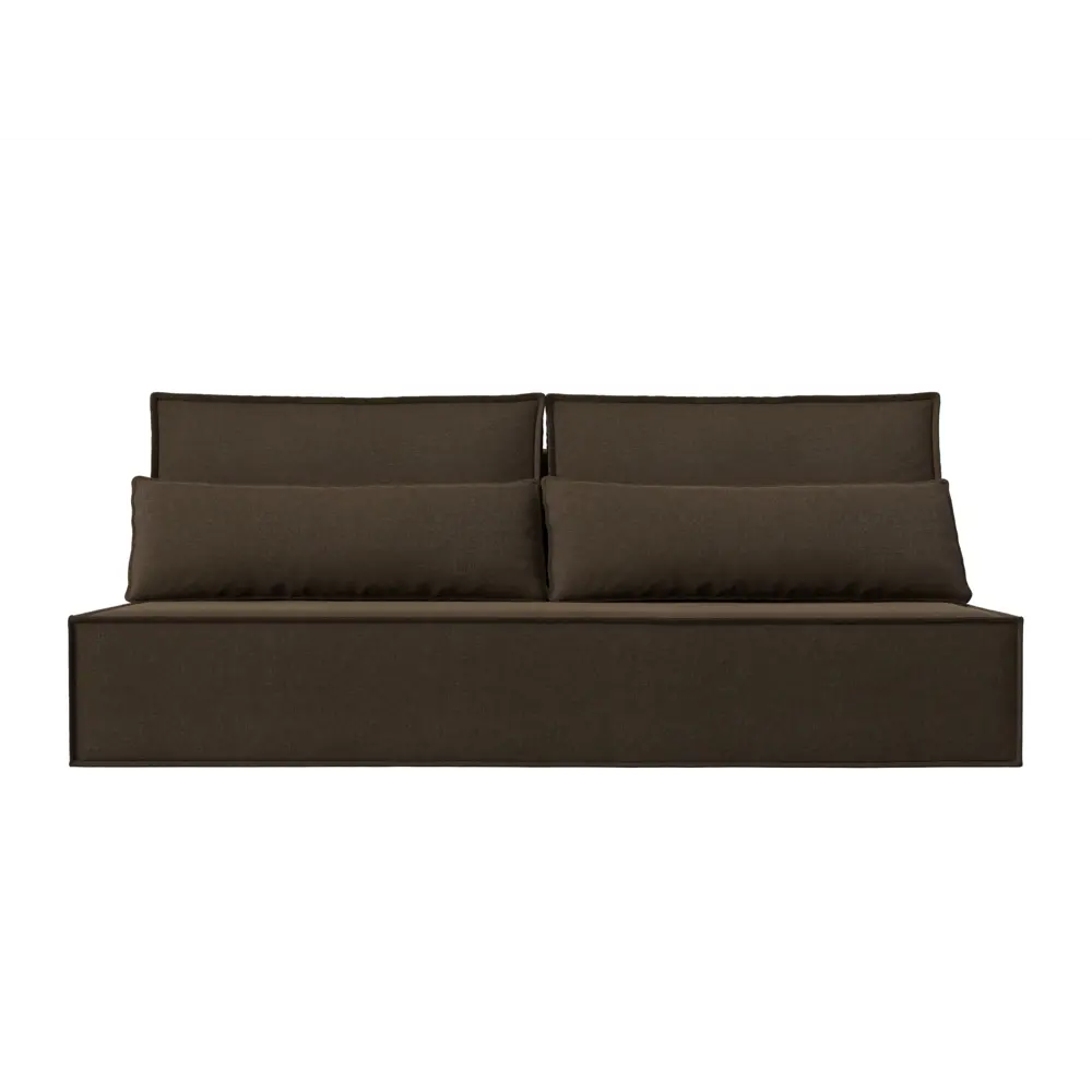 Фото 6 Диван Лига Диванов Фабио Лайт 114478 202x102x92 см рогожка цвет коричневый