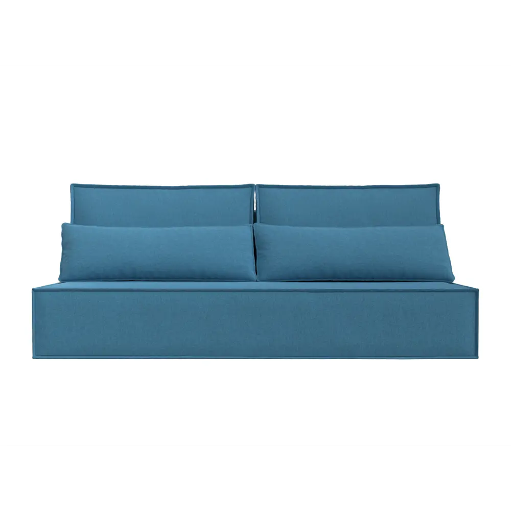 Фото 2 Диван Лига Диванов Фабио Лайт 121549 202x102x92 см рогожка цвет голубой Фото 2 Диван Лига Диванов Фабио Лайт 121549 202x102x92 см рогожка цвет голубой