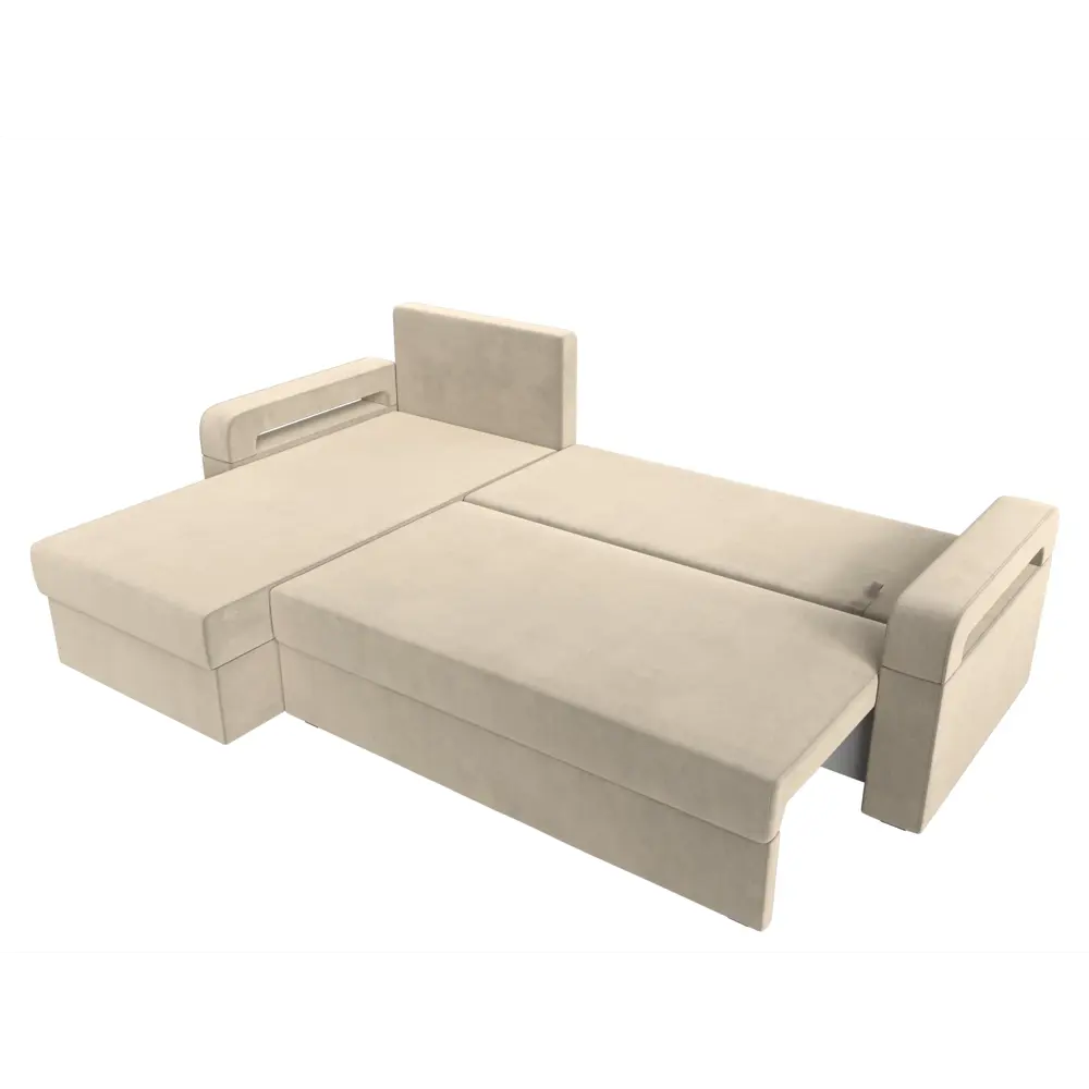 Фото 8 Диван Лига Диванов Гермес Лайт 112717L 231x90x141 см вельвет цвет бежевый Фото 8 Диван Лига Диванов Гермес Лайт 112717L 231x90x141 см вельвет цвет бежевый