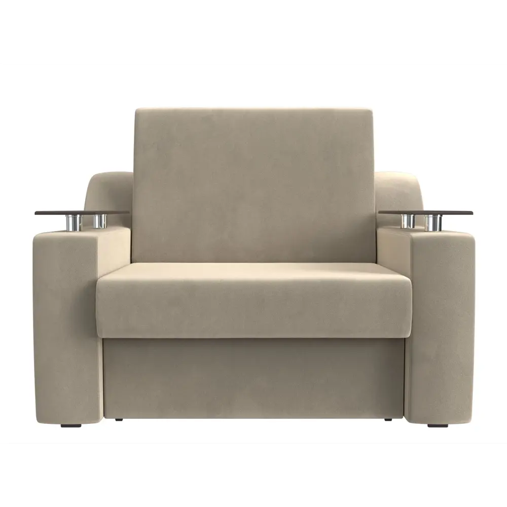 Фото 2 Диван Лига Диванов Сенатор 119869 132x93x110 см вельвет цвет бежевый Фото 2 Диван Лига Диванов Сенатор 119869 132x93x110 см вельвет цвет бежевый