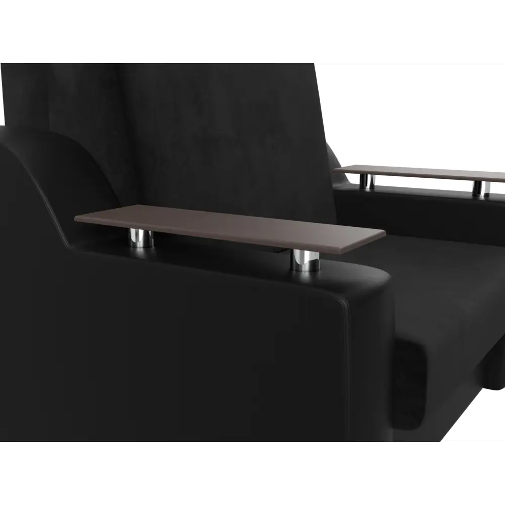 Фото 3 Диван Лига Диванов Сенатор 106437 152x93x110 см велюр цвет черный Фото 3 Диван Лига Диванов Сенатор 106437 152x93x110 см велюр цвет черный