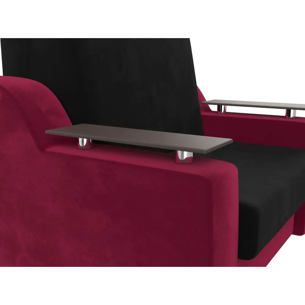 Фото 2 Диван Лига Диванов Сенатор 119902 152x93x110 см вельвет цвет черный/красный Фото 2 Диван Лига Диванов Сенатор 119902 152x93x110 см вельвет цвет черный/красный