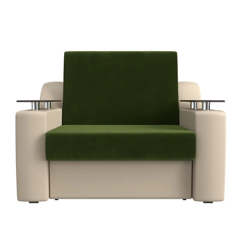 Фото 2 Диван Лига Диванов Сенатор 119903 152x93x110 см вельвет цвет бежевый/зеленый Фото 2 Диван Лига Диванов Сенатор 119903 152x93x110 см вельвет цвет бежевый/зеленый