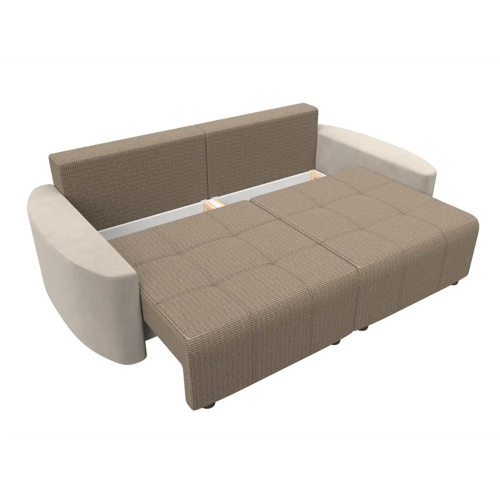 Фото 9 Диван Лига Диванов Бристоль 107158 295x79x148 см рогожка цвет коричневый