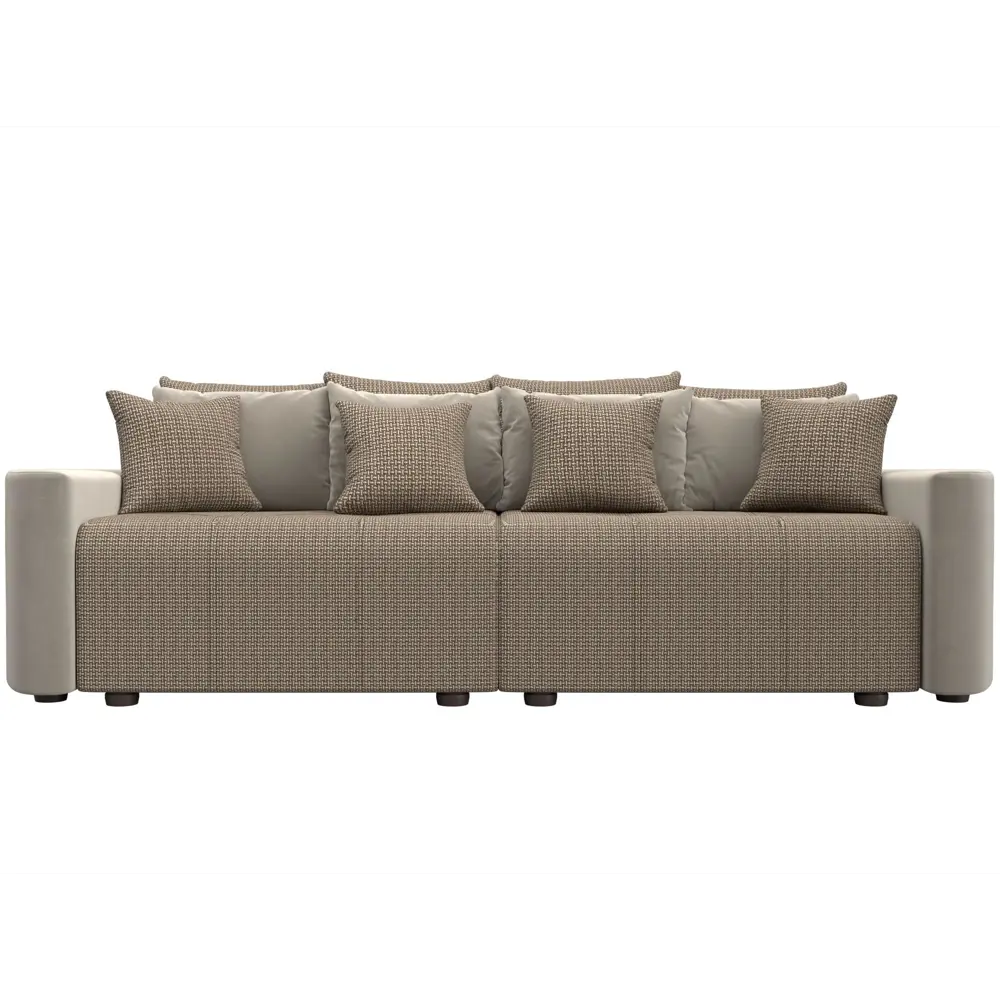 Фото 3 Диван Лига Диванов Бристоль 107158 295x79x148 см рогожка цвет коричневый