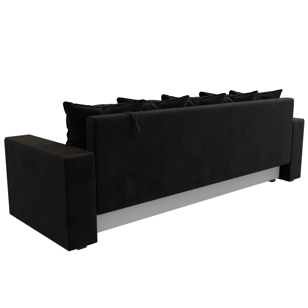 Фото 5 Диван прямой Дубай Лайт полки слева Лига диванов 114370L 230x90x80 см велюр цвет черный Фото 5 Диван прямой Дубай Лайт полки слева Лига диванов 114370L 230x90x80 см велюр цвет черный