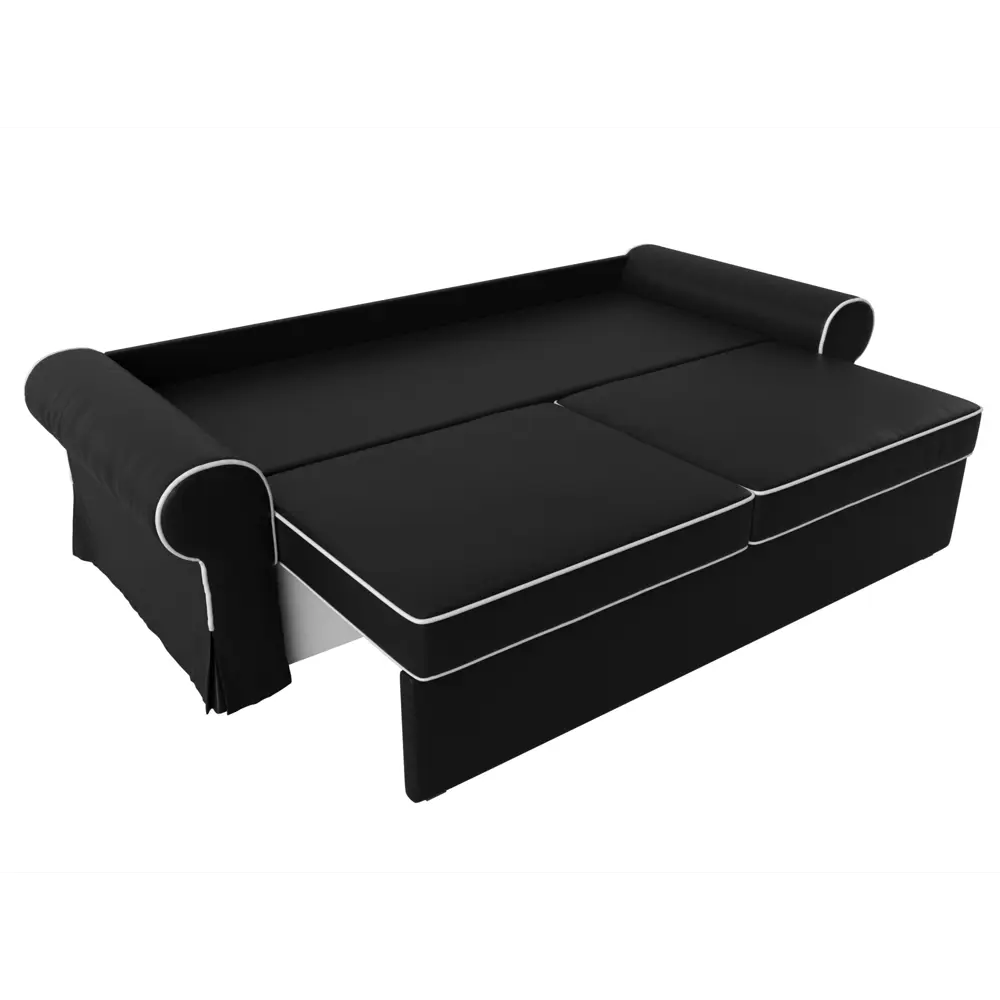 Фото 8 Диван Лига Диванов Элис 110324 251x83x101 см искусственная кожа цвет черный Фото 8 Диван Лига Диванов Элис 110324 251x83x101 см искусственная кожа цвет черный