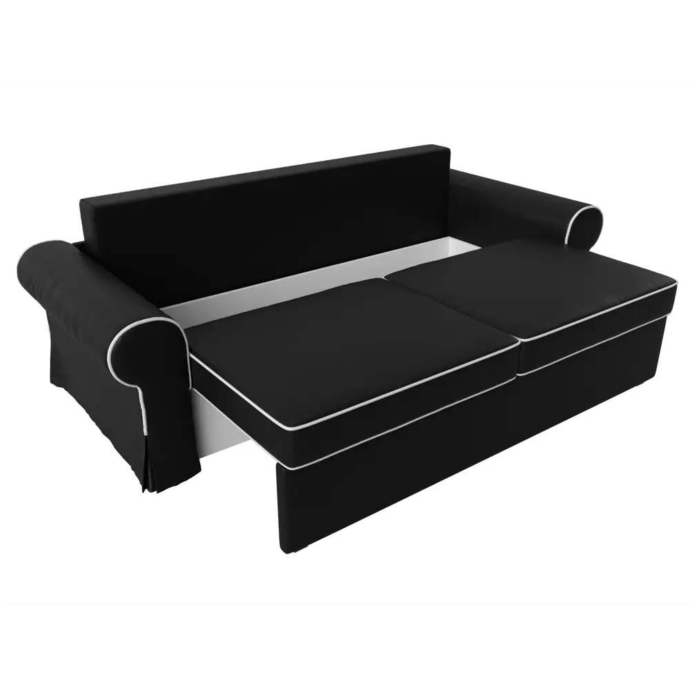 Фото 7 Диван Лига Диванов Элис 110324 251x83x101 см искусственная кожа цвет черный Фото 7 Диван Лига Диванов Элис 110324 251x83x101 см искусственная кожа цвет черный