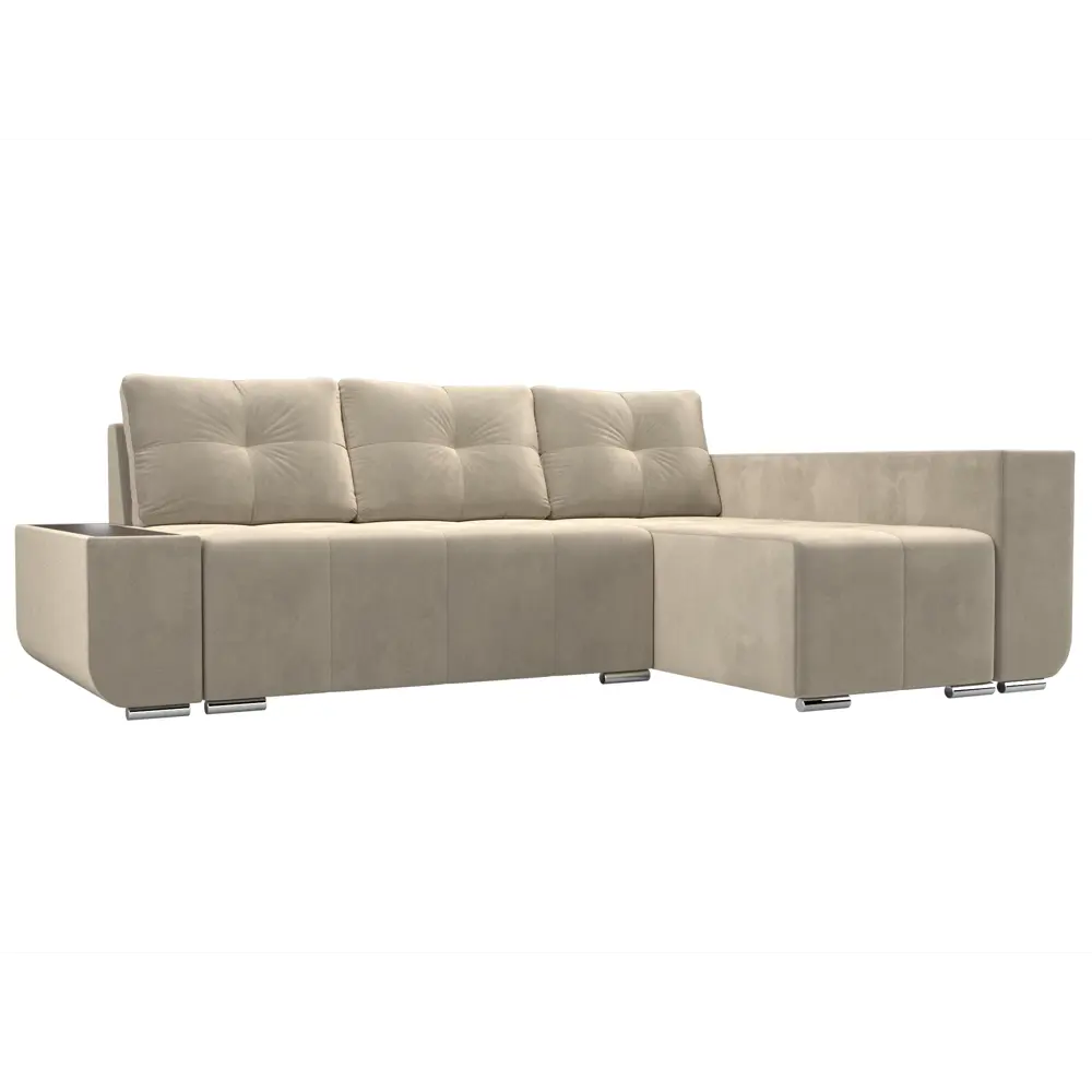 Фото Диван Лига Диванов Амадэус Люкс 109715 271x69x169 см вельвет цвет бежевый Фото Диван Лига Диванов Амадэус Люкс 109715 271x69x169 см вельвет цвет бежевый