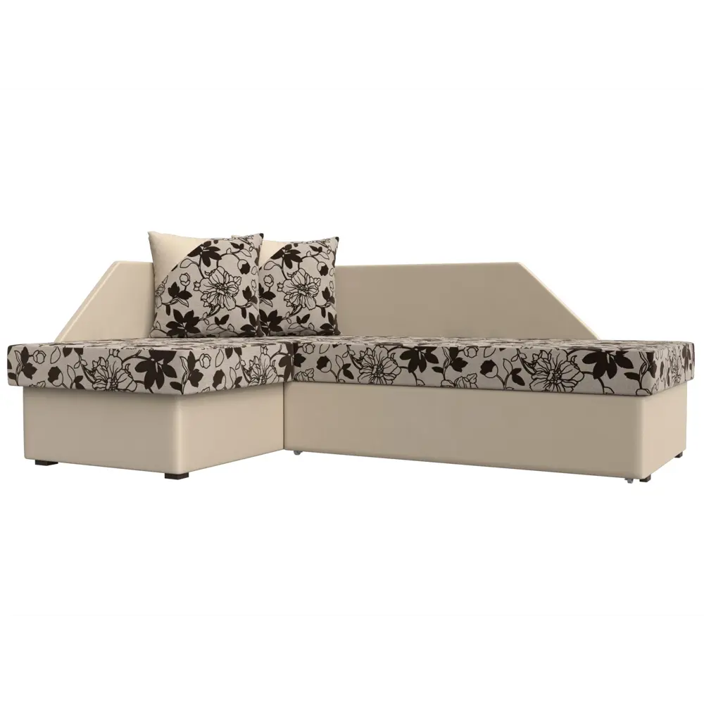 Фото Диван Лига Диванов Андора 102659L 205x75x153 см рогожка цвет бежевый