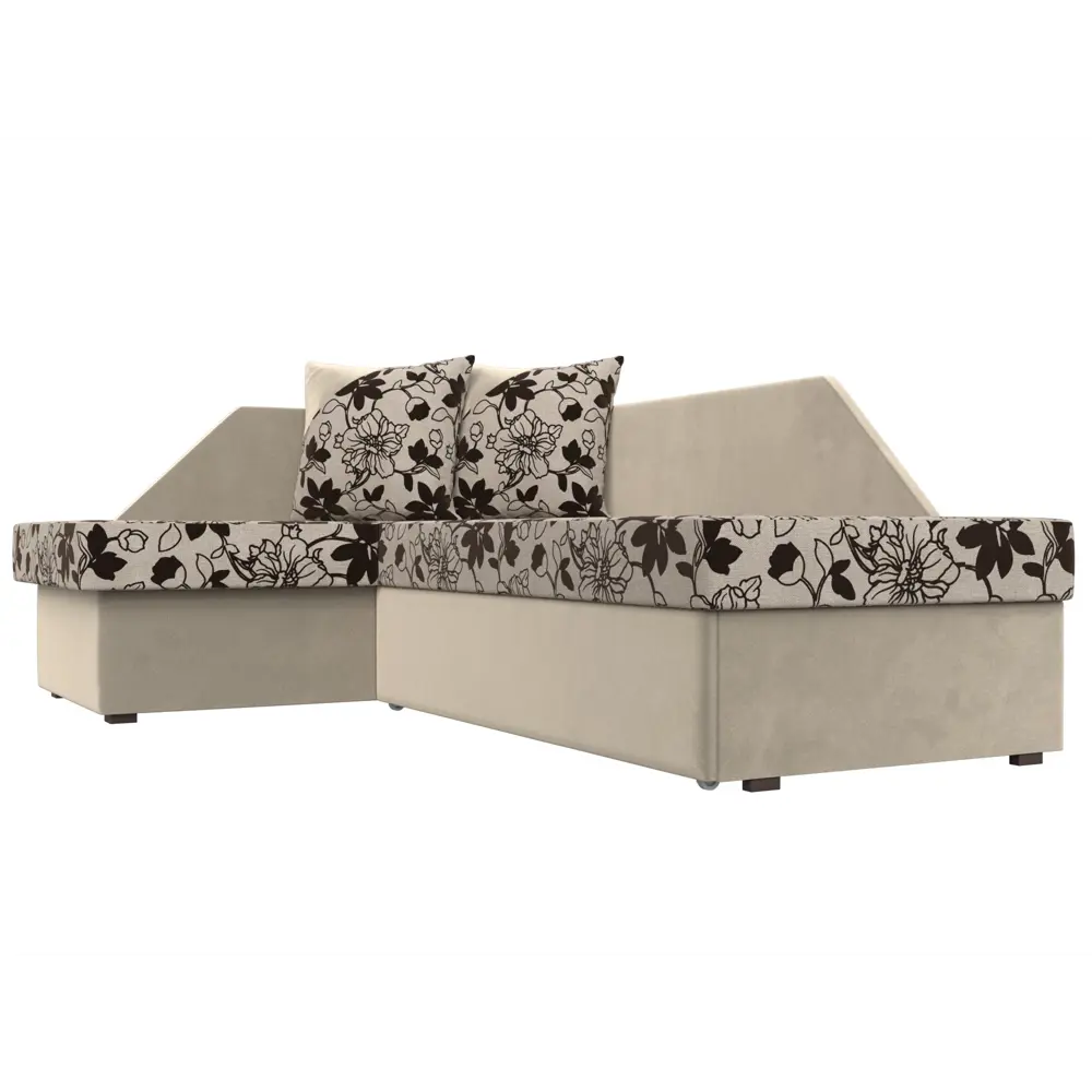 Фото 4 Диван Лига Диванов Андора 102660L 205x75x153 см рогожка цвет бежевый