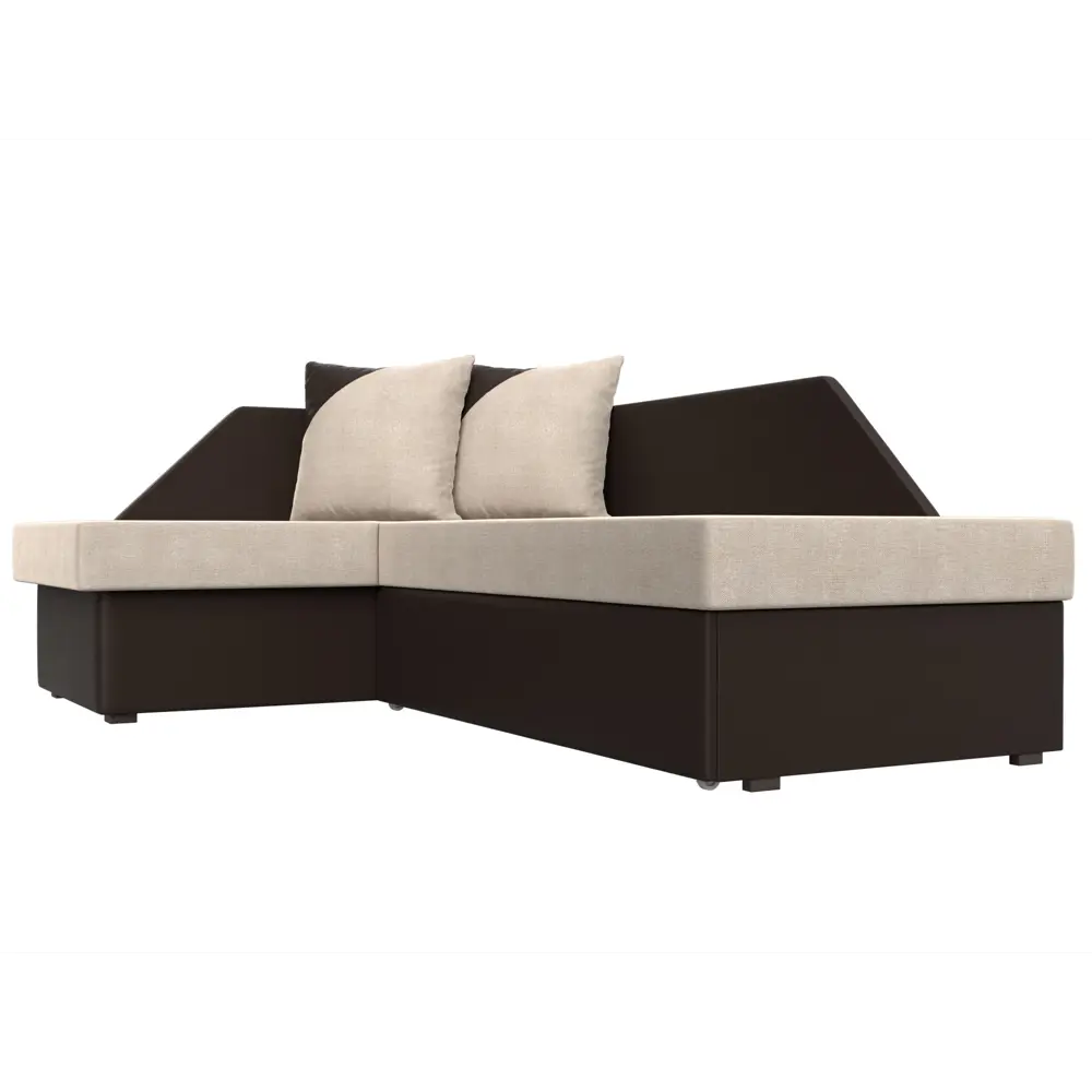 Фото 4 Диван Лига Диванов Андора 102672L 205x75x153 см рогожка цвет бежевый