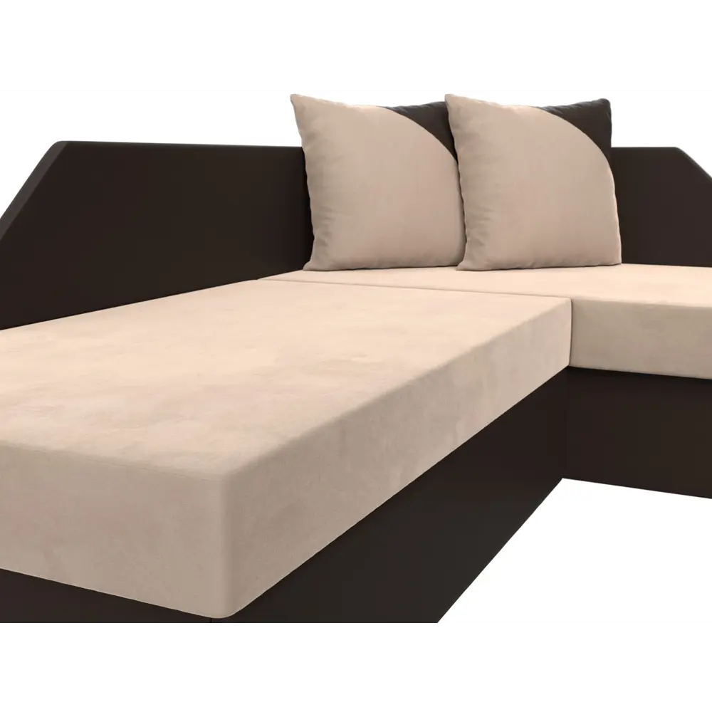 Фото 3 Диван Лига Диванов Андора 102681 205x75x153 см велюр цвет бежевый