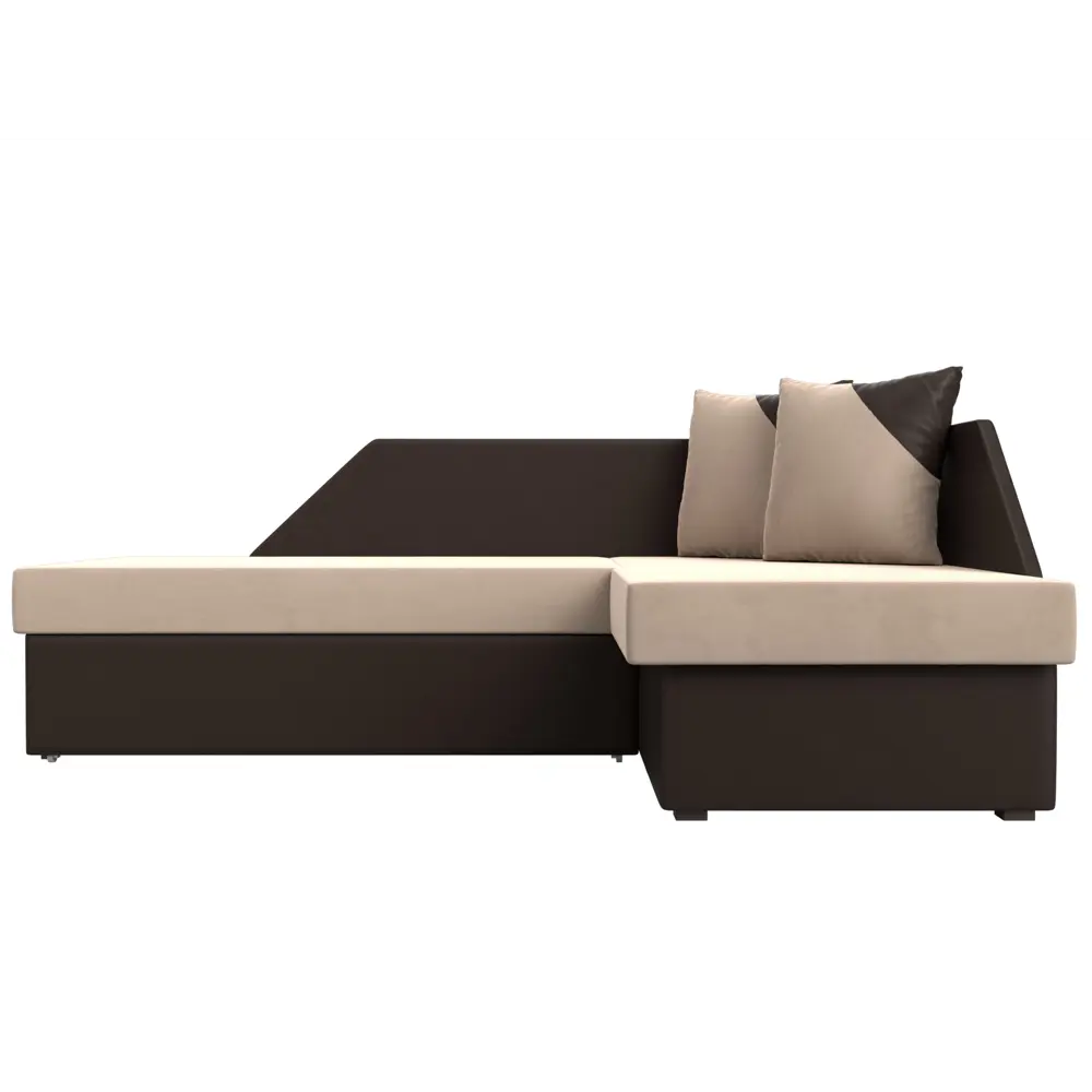 Фото 2 Диван Лига Диванов Андора 102681 205x75x153 см велюр цвет бежевый