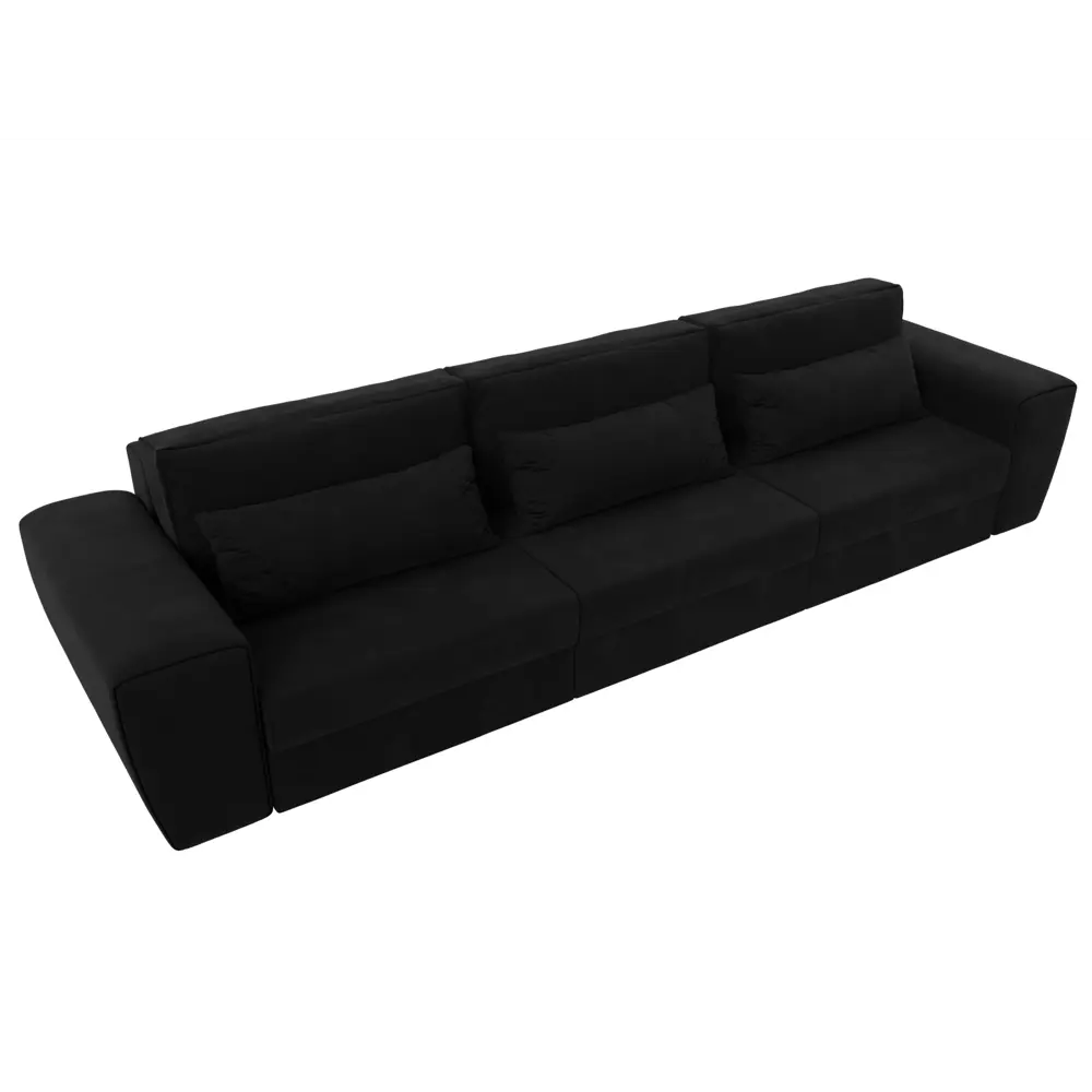 Фото 7 Диван Лига Диванов Лига-008 119072 372x94x107 см вельвет цвет черный Фото 7 Диван Лига Диванов Лига-008 119072 372x94x107 см вельвет цвет черный