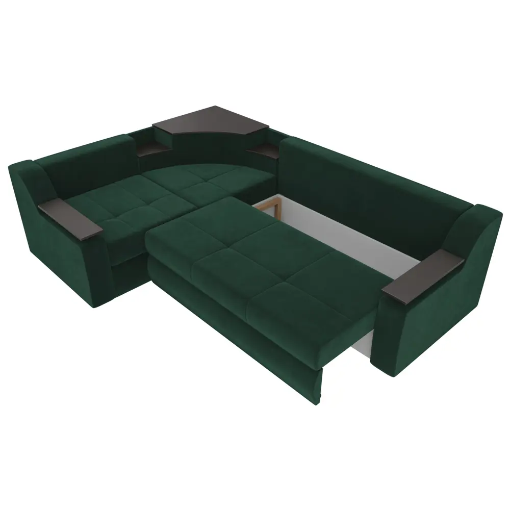 Фото 7 Диван Лига Диванов Тесей 107614L 254x74x184 см велюр цвет бежевый