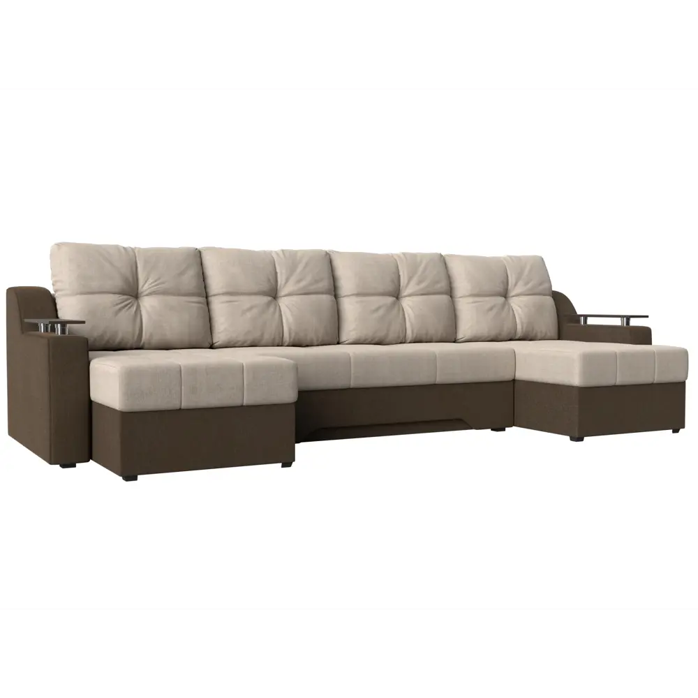 Фото Диван Лига Диванов Сенатор 28924 300x85x150 см рогожка цвет бежевый Фото Диван Лига Диванов Сенатор 28924 300x85x150 см рогожка цвет бежевый