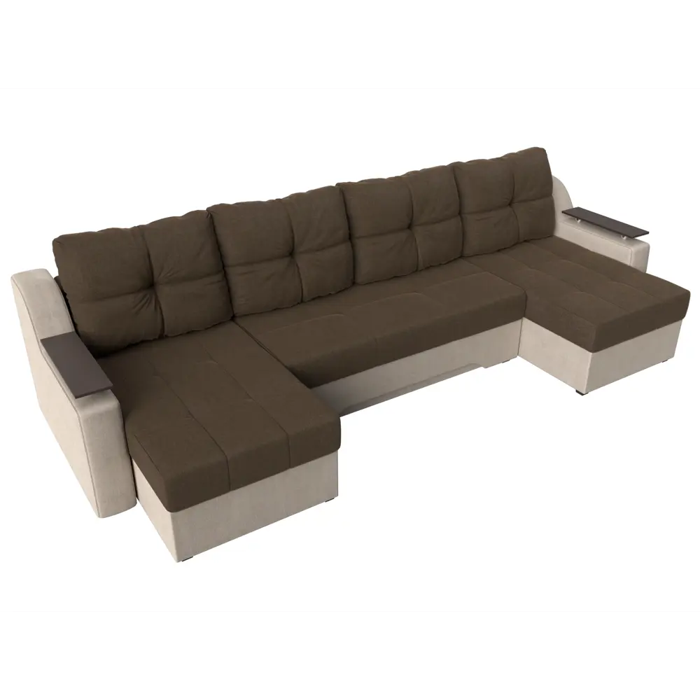 Фото 5 Диван Лига Диванов Сенатор 28927 300x85x150 см рогожка цвет коричневый Фото 5 Диван Лига Диванов Сенатор 28927 300x85x150 см рогожка цвет коричневый