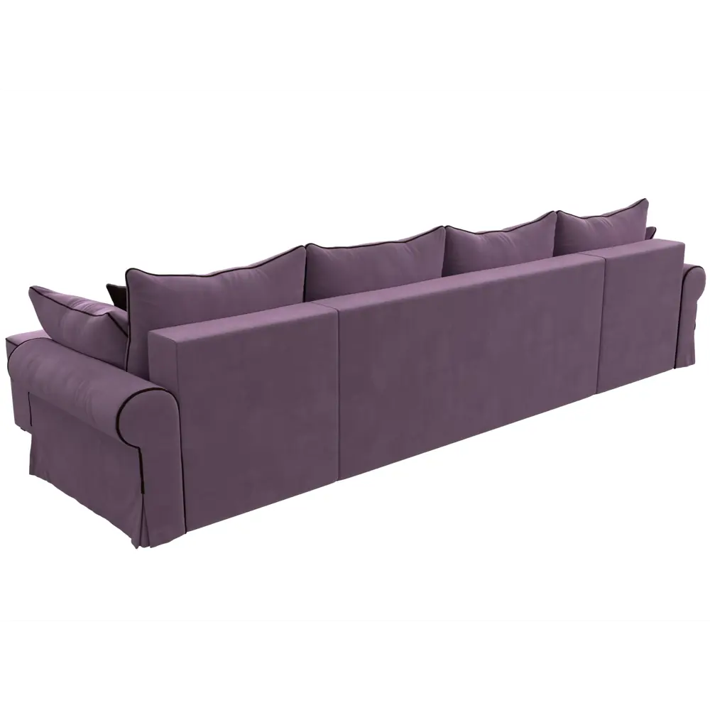 Фото 3 Диван Лига Диванов Элис 110293 336x83x157 см вельвет цвет фиолетовый Фото 3 Диван Лига Диванов Элис 110293 336x83x157 см вельвет цвет фиолетовый
