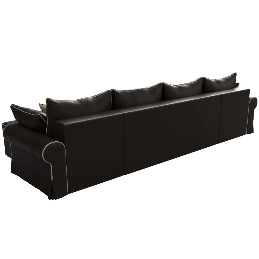 Фото 3 Диван Лига Диванов Элис 110302 336x83x157 см искусственная кожа цвет коричневый Фото 3 Диван Лига Диванов Элис 110302 336x83x157 см искусственная кожа цвет коричневый