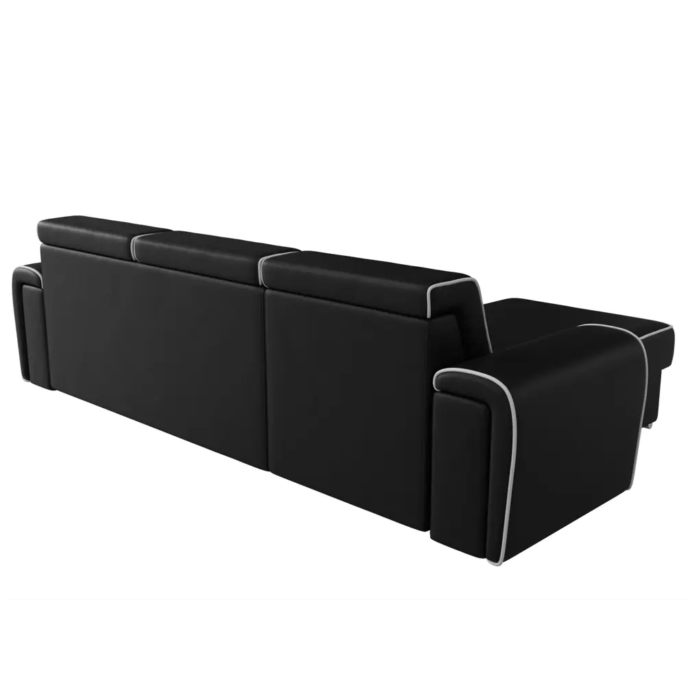 Фото Диван Лига Диванов Лига-025 119233L 268x88x160 см искусственная кожа цвет черный