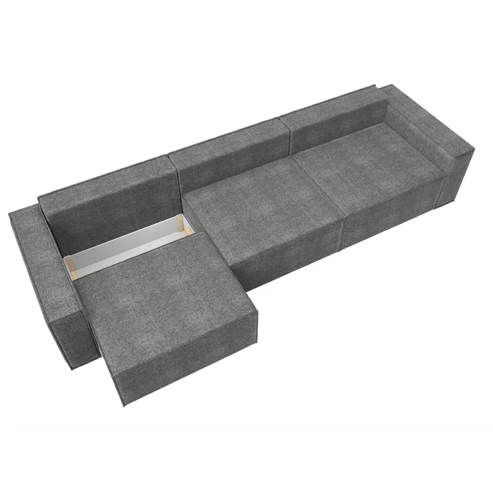 Фото 8 Диван Лига Диванов Куба 116888 345x92x116 см рогожка цвет серый Фото 8 Диван Лига Диванов Куба 116888 345x92x116 см рогожка цвет серый