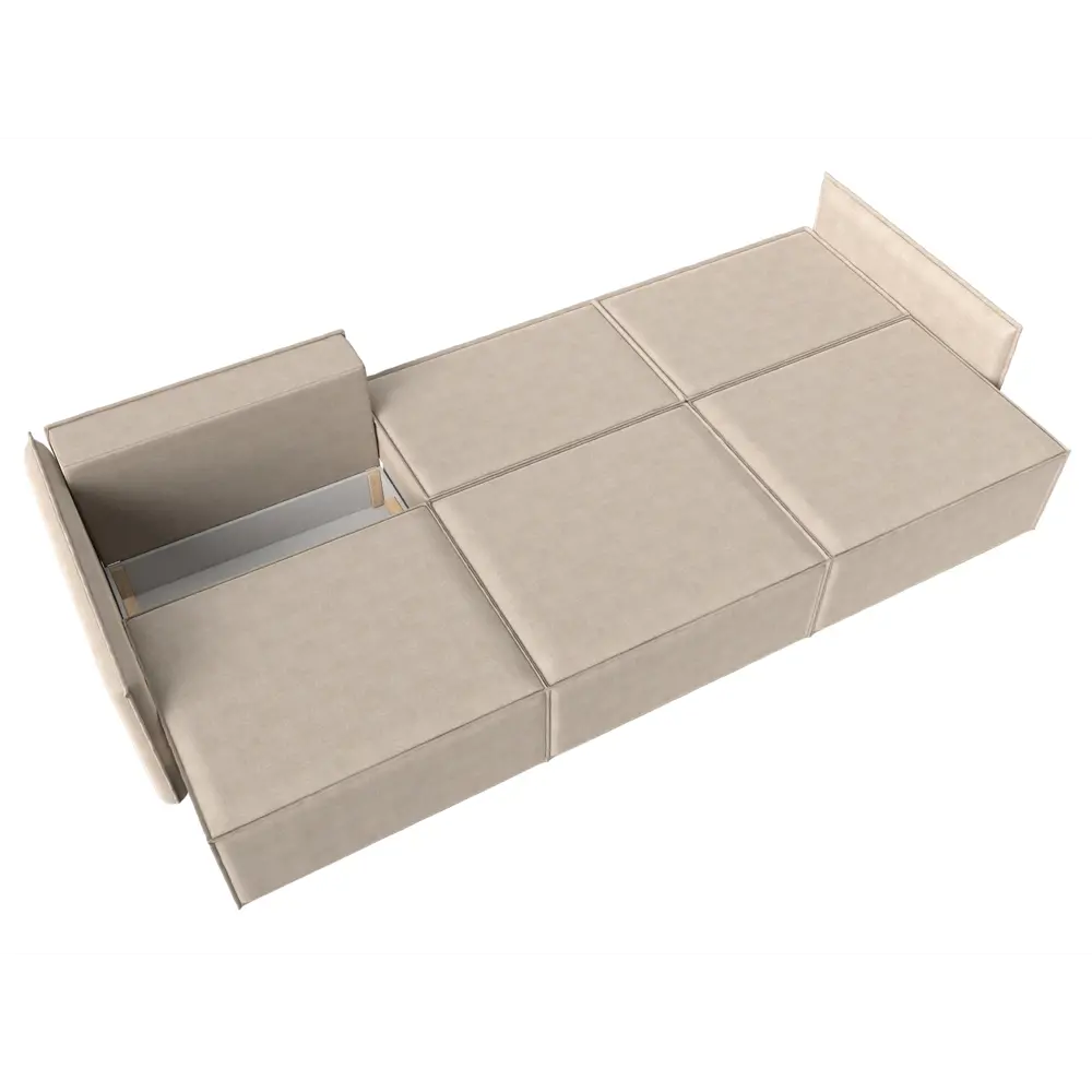 Фото 10 Диван Лига Диванов Либерти 116911 318x92x120 см рогожка цвет бежевый