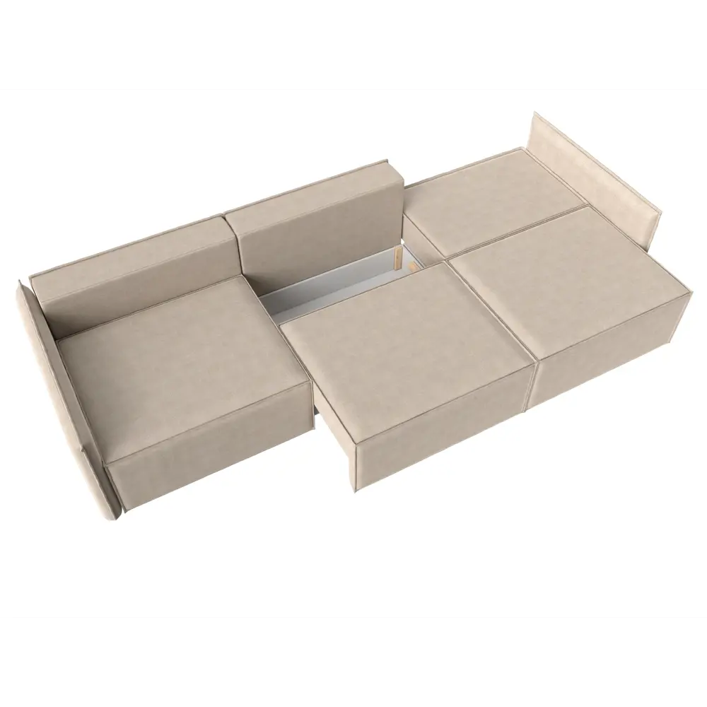 Фото 9 Диван Лига Диванов Либерти 116911 318x92x120 см рогожка цвет бежевый